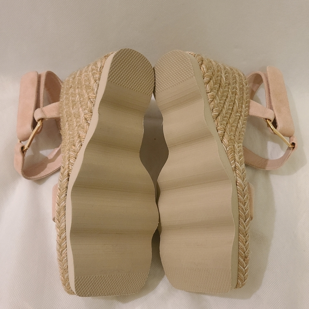 Good American Women's Espadrille Wedge Sandals Sz 8. Cute shoes! - Picture 7 of 8